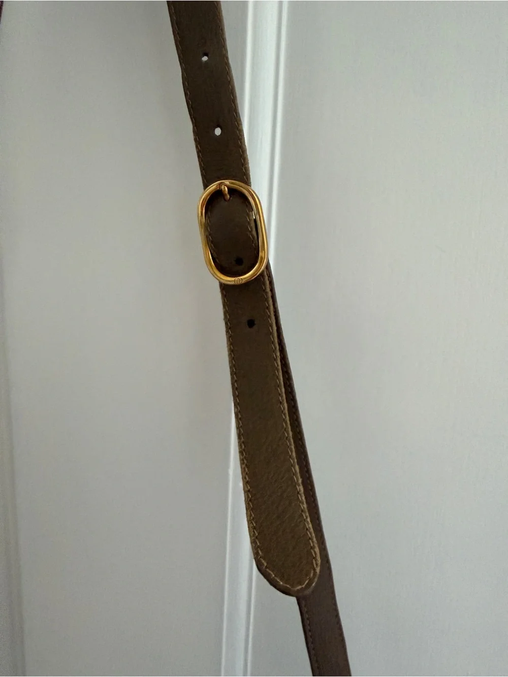 Gucci Beige & Brown Monogram Messenger Bag